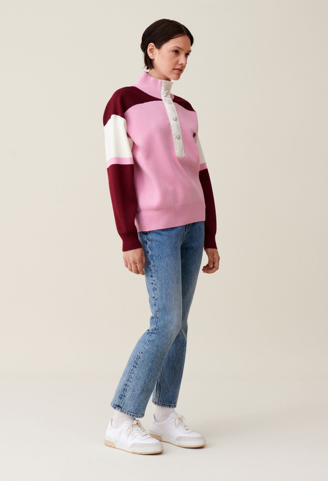Minimum trucker collar sweatshirt