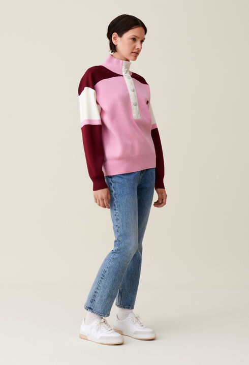 Minimum trucker collar sweatshirt