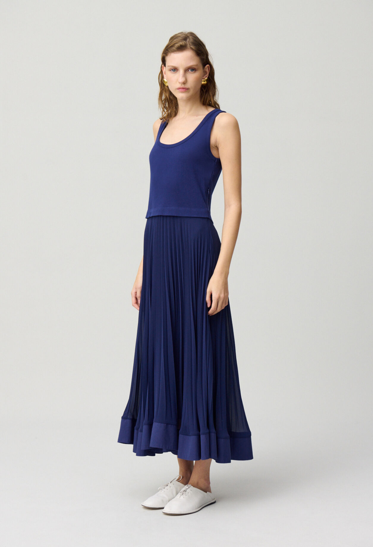 Illusion effect maxi dress