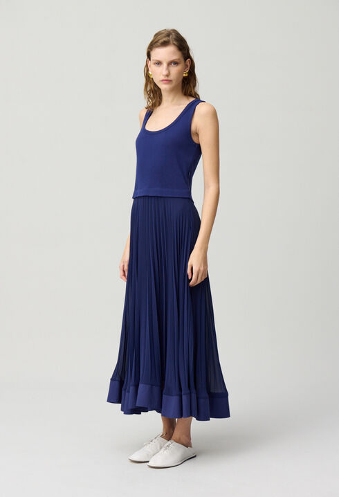 Illusion effect maxi dress