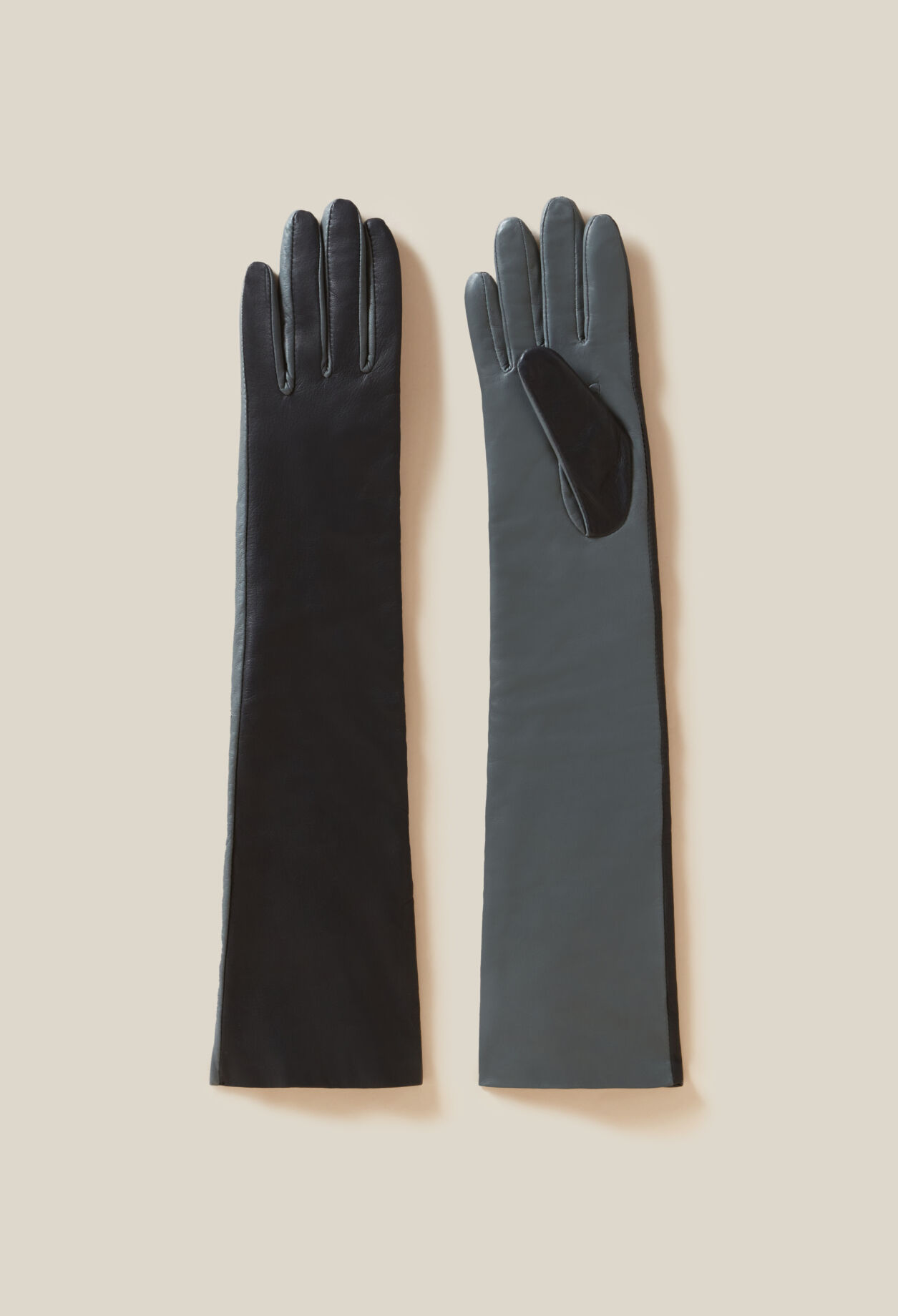 Slim fit leather gloves sales