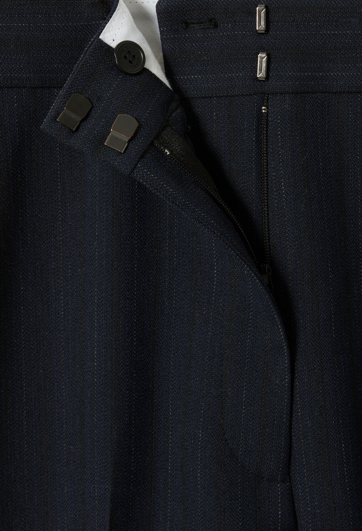Straight-leg tailored trousers