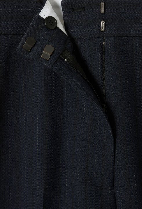 Straight-leg tailored trousers