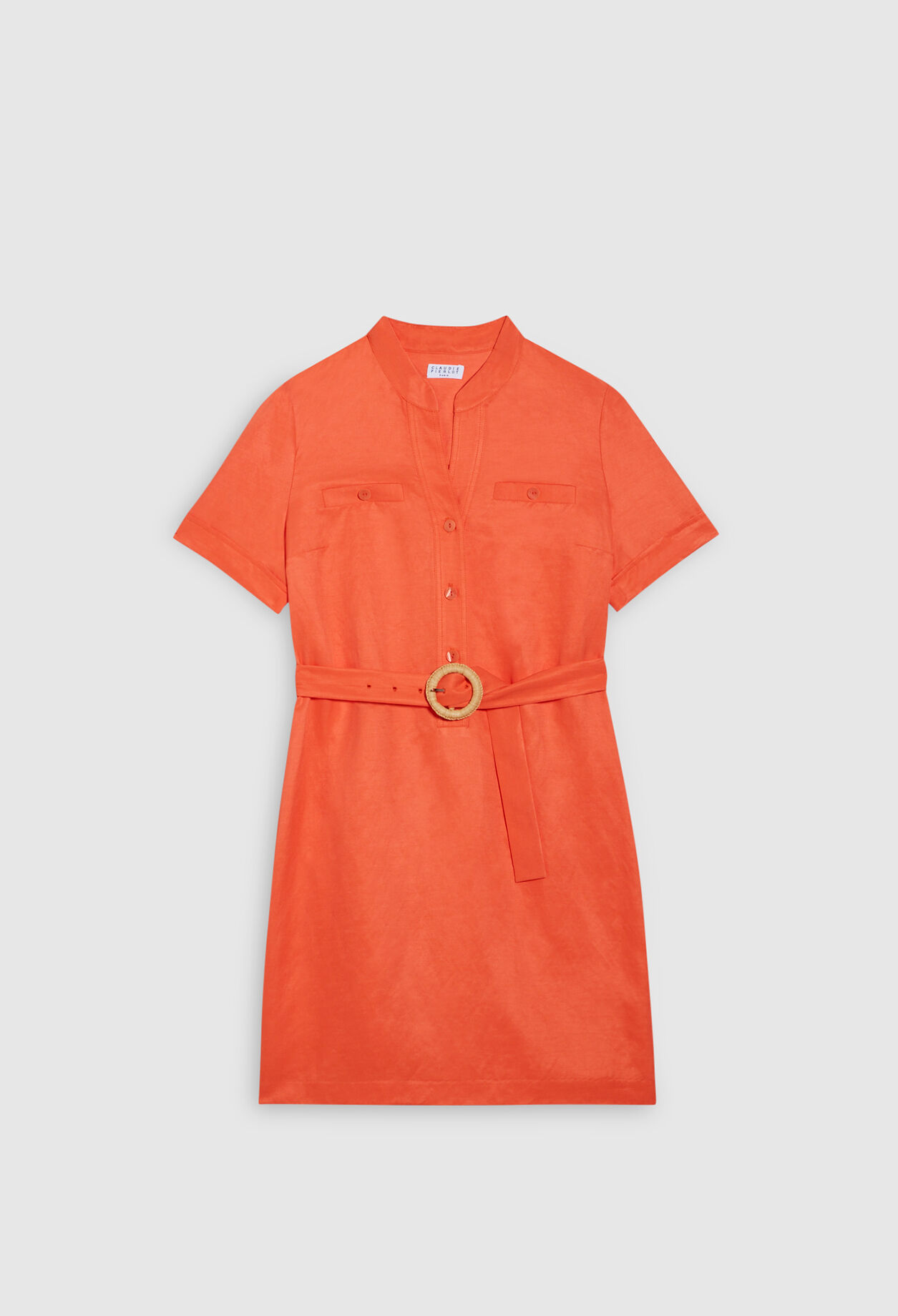 Short viscose dress