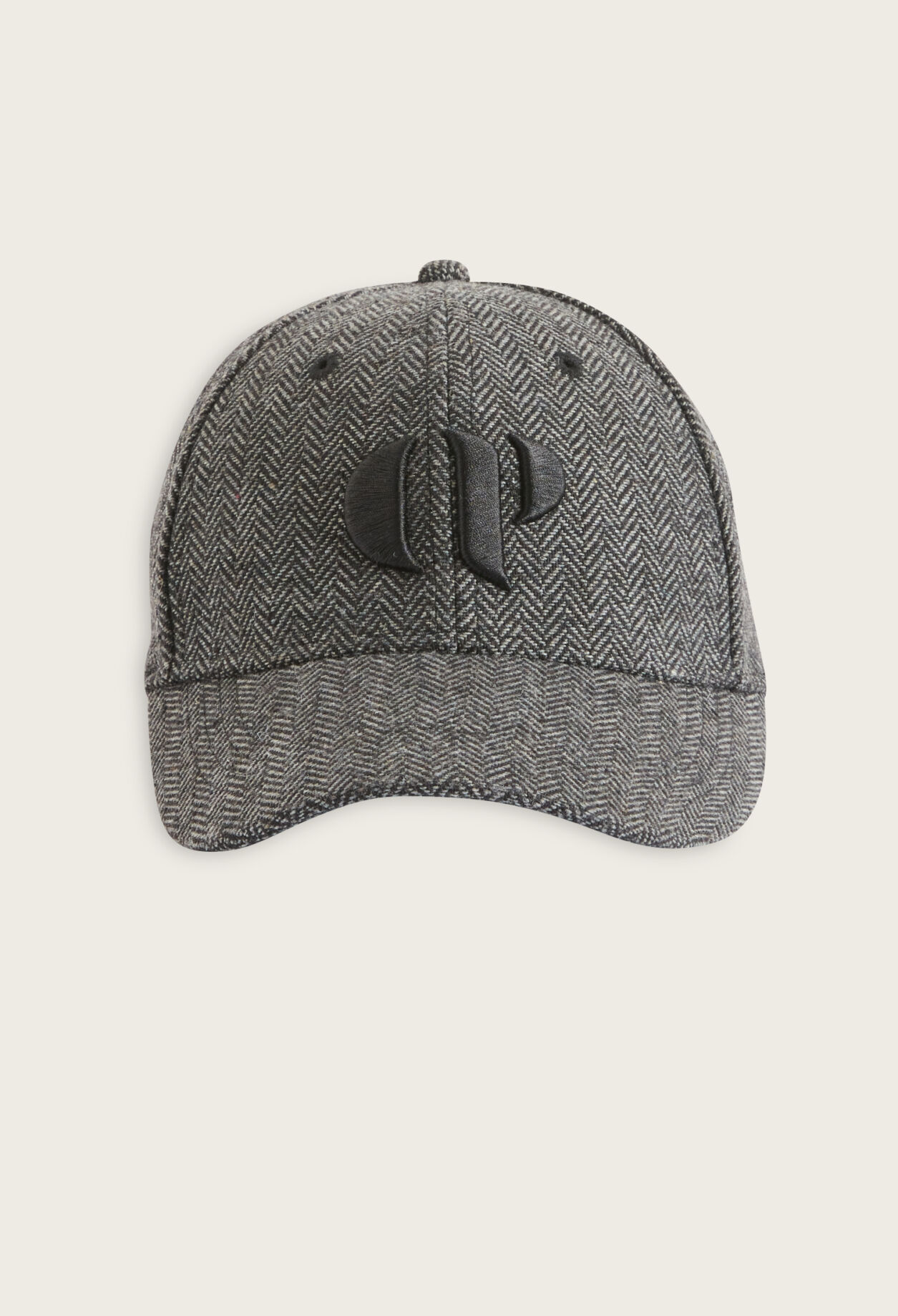 Grey tweed cap