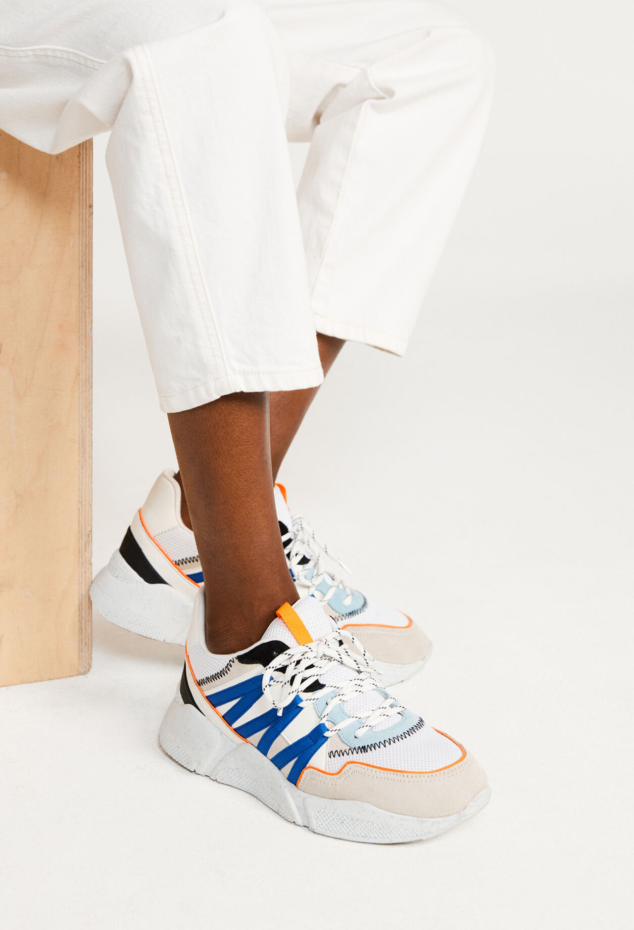 Leather trainers