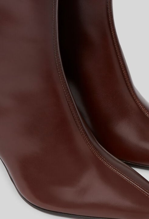 Bottines cuir à boucle
