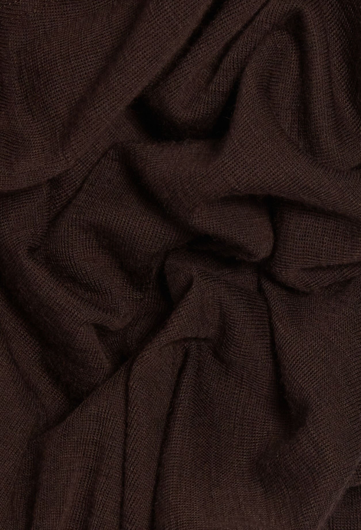 Chocolate wool T-shirt