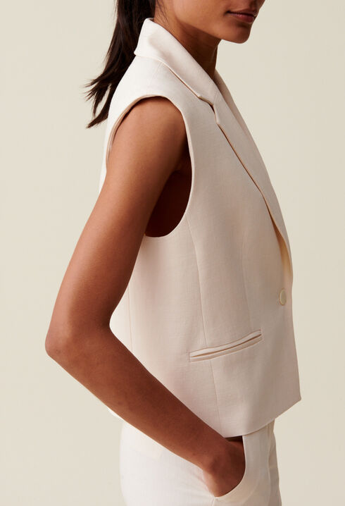 Ivory Tailored Blazer