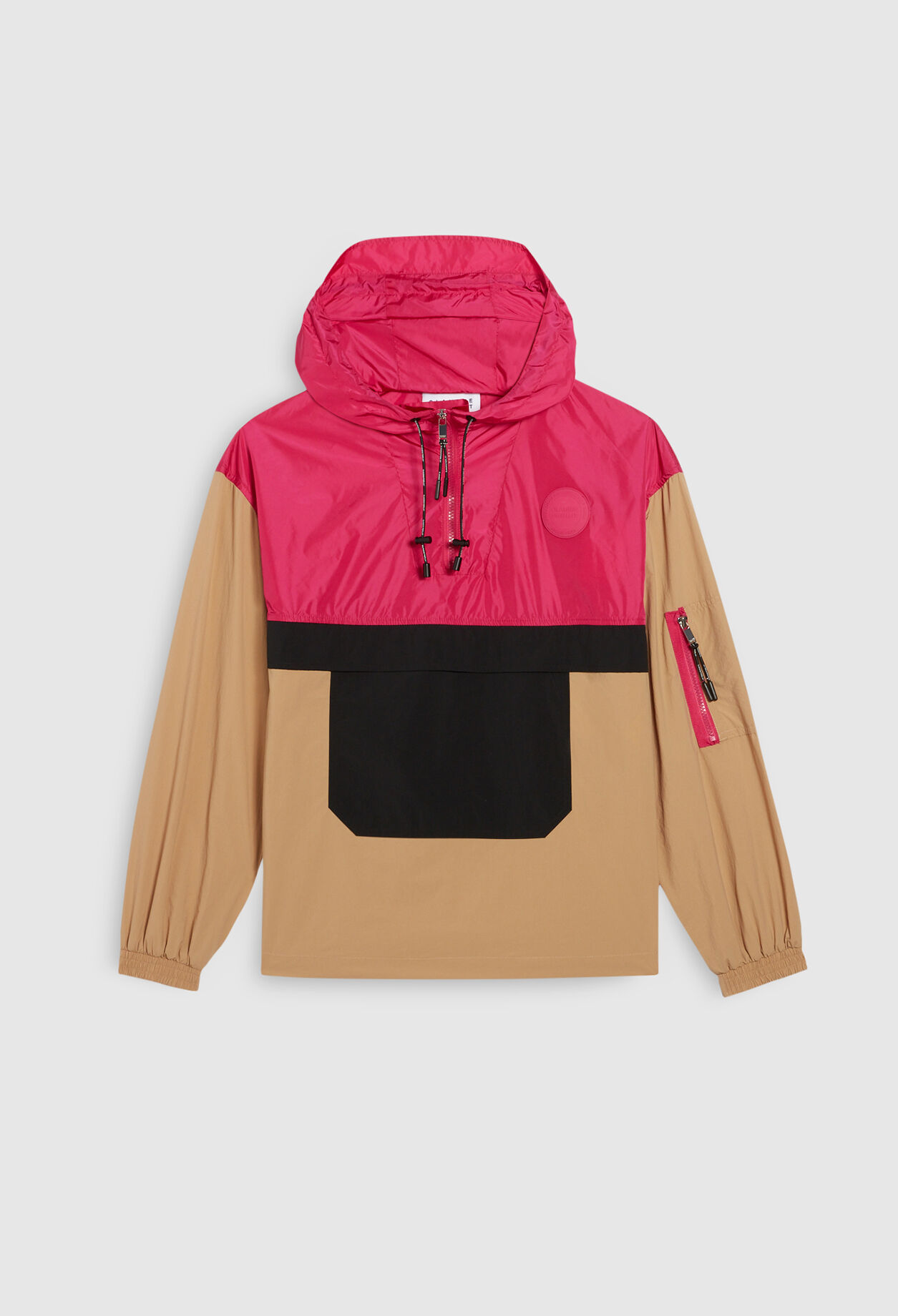 Tricolour raincoat