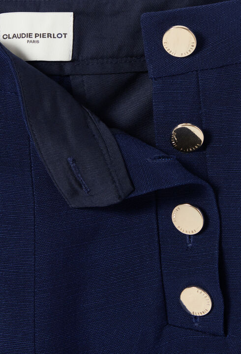 Straight-Leg Sailor Trousers