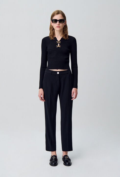 Plain tailored trousers 