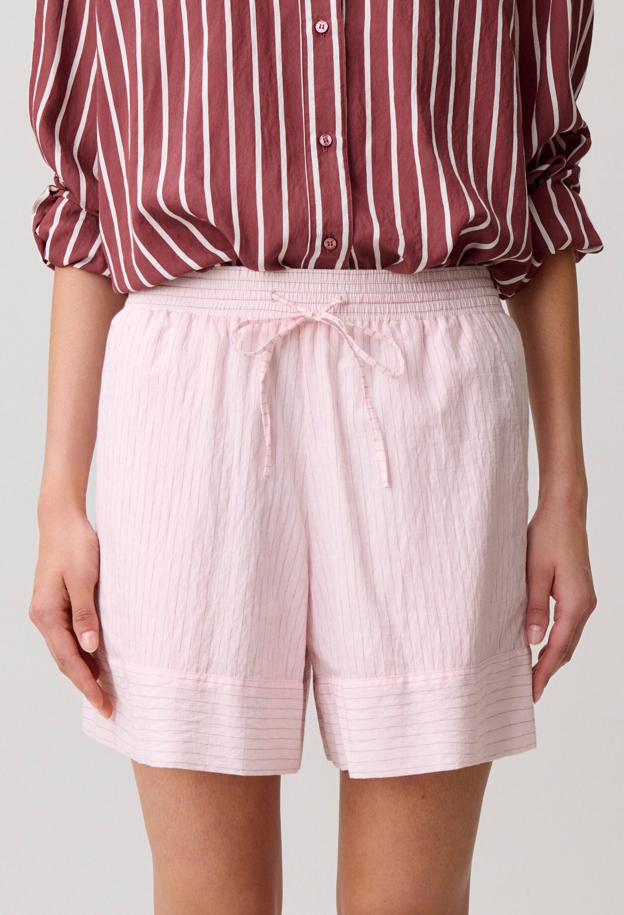 Striped shorts