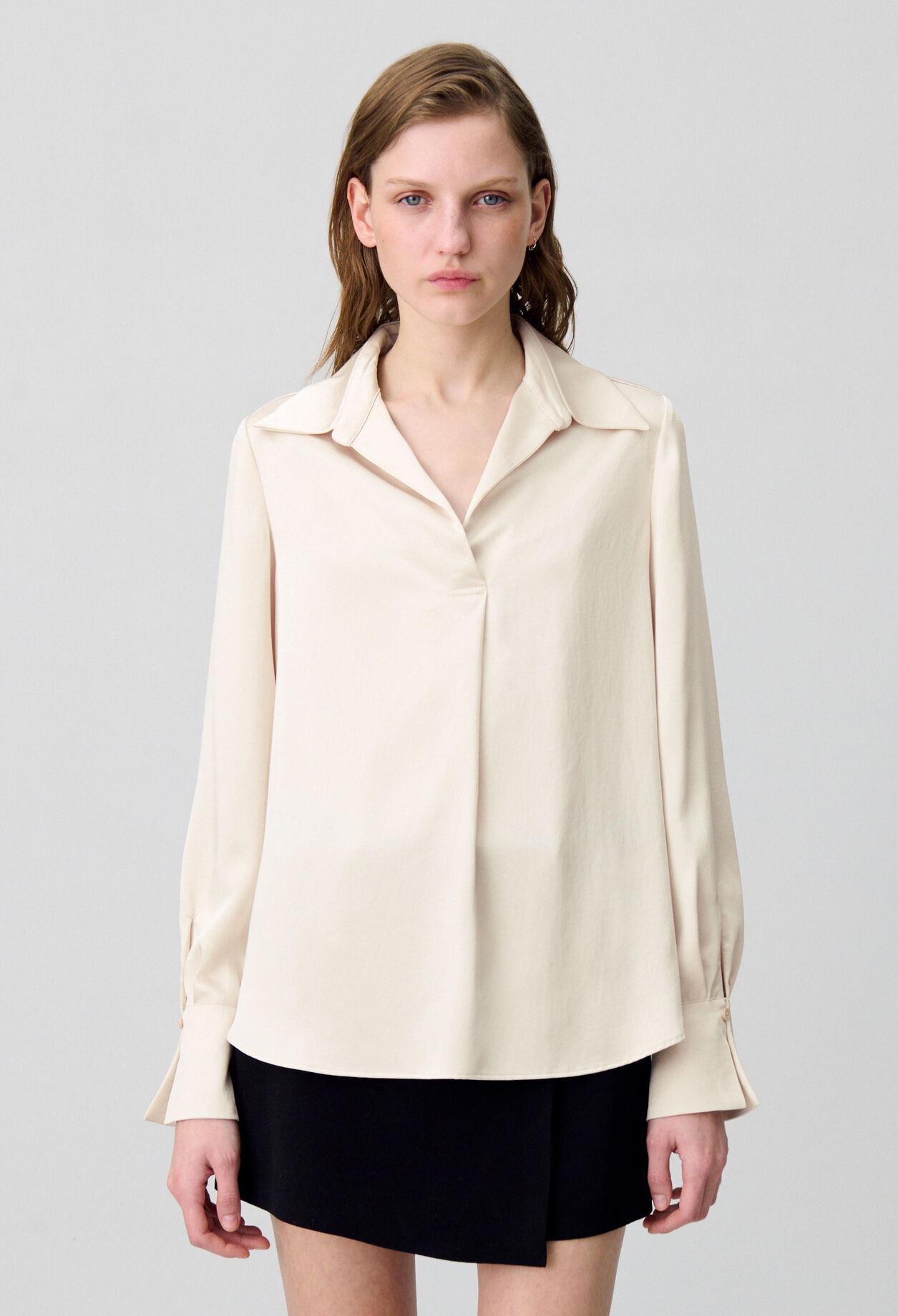 Floaty pleated blouse