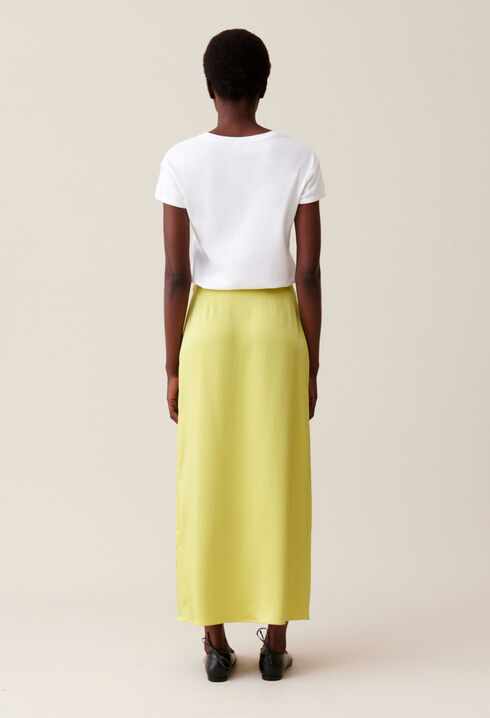 Flowy Pleated Maxi Skirt