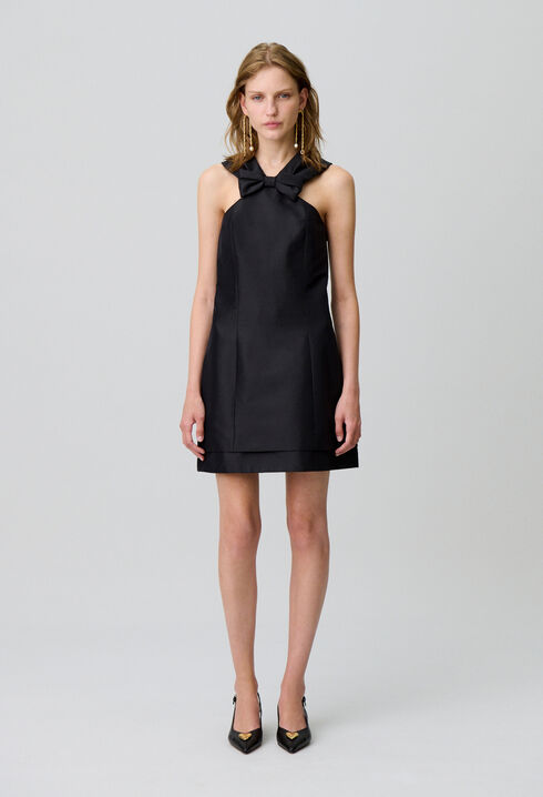 Short bow dress