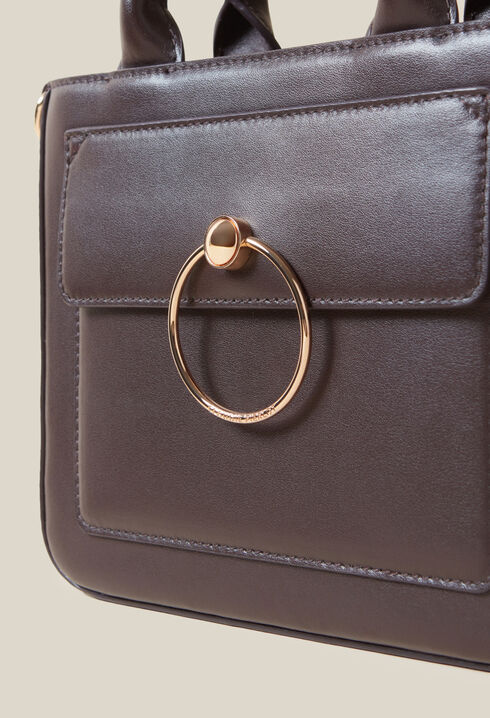 Anouck smooth leather chain bag