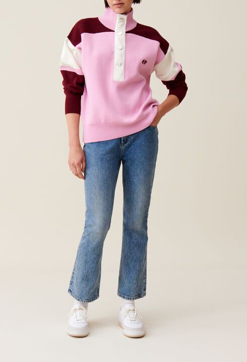 Minimum trucker collar sweatshirt