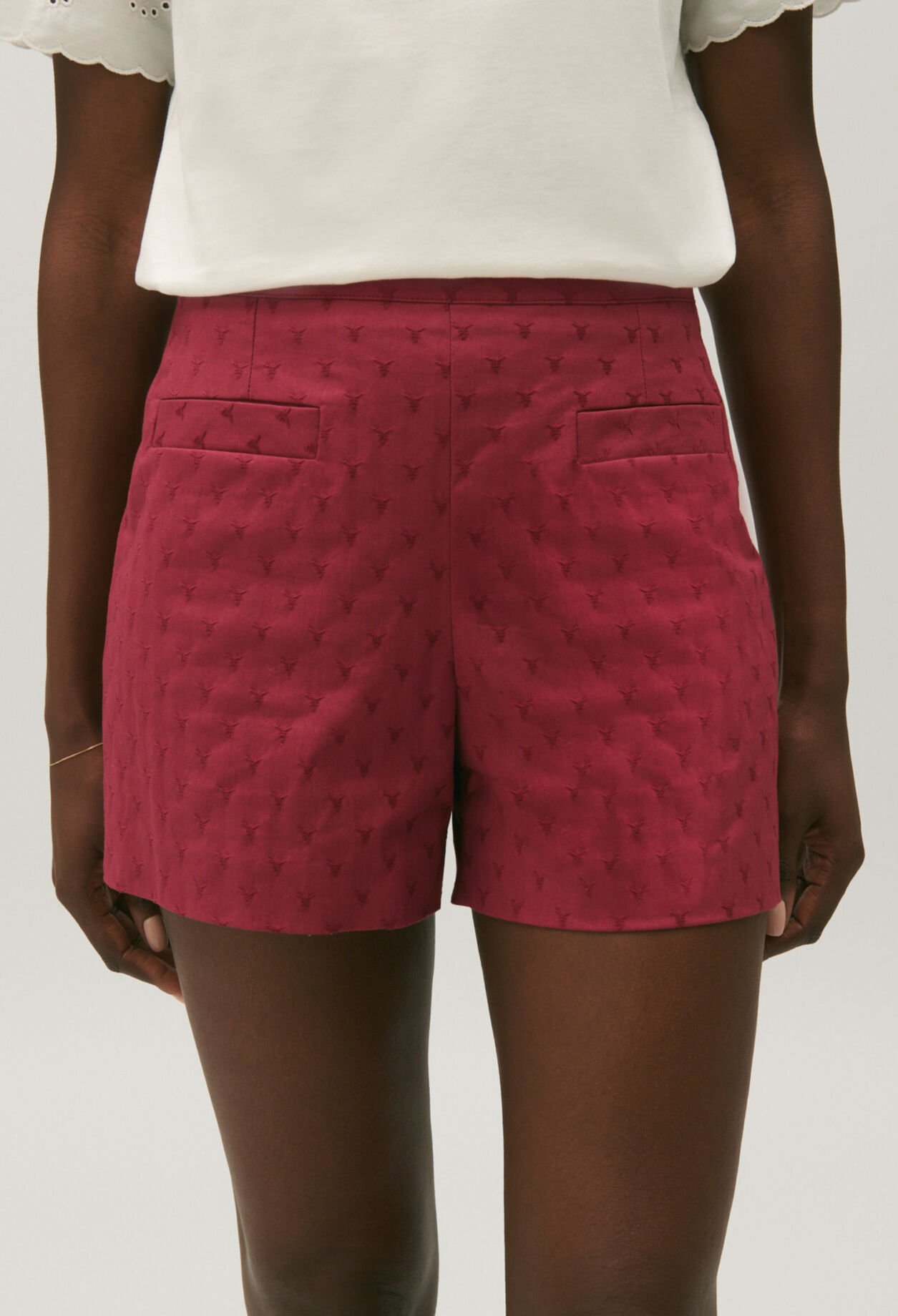 Embroidered shorts