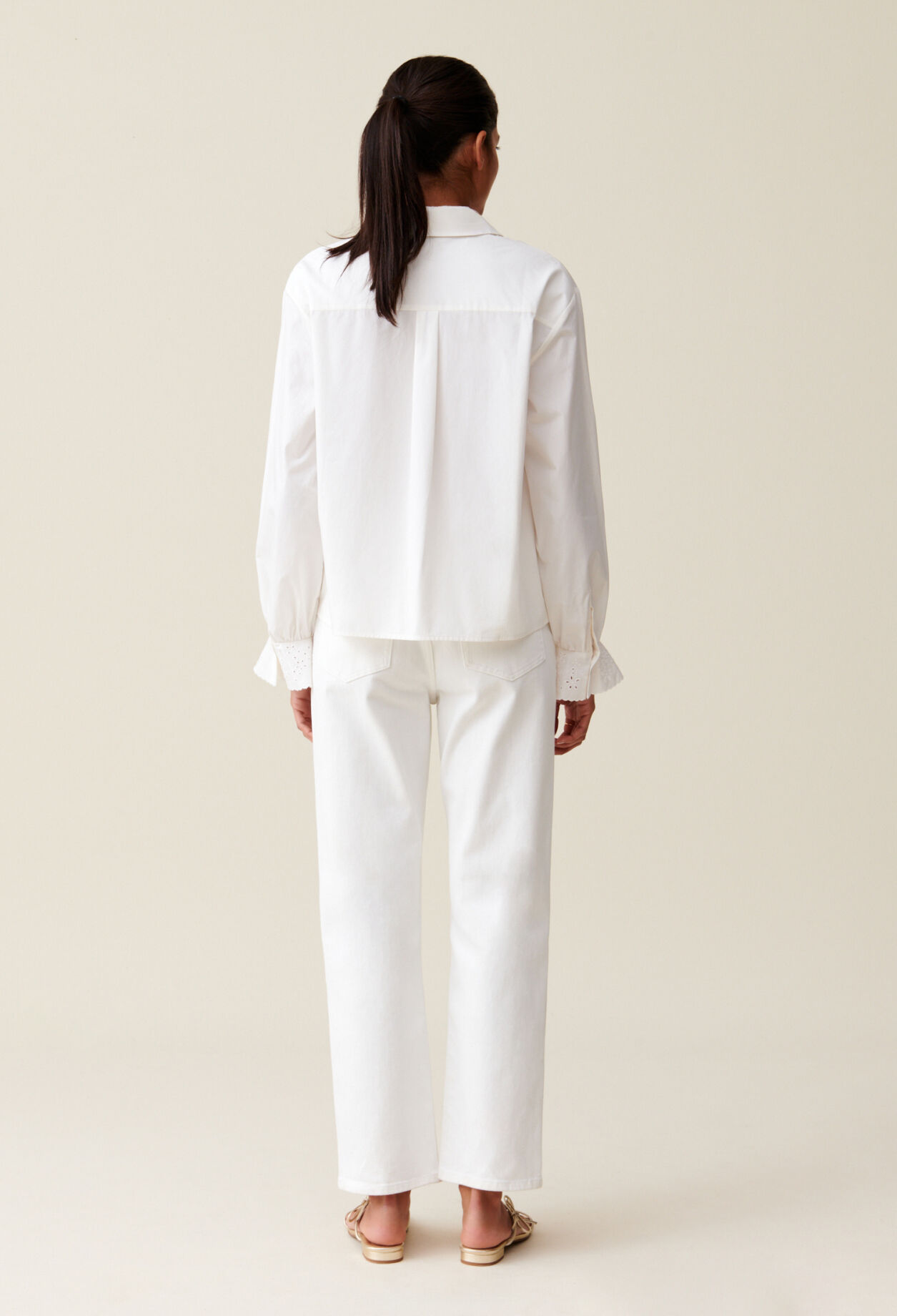 Embroidered White Shirt