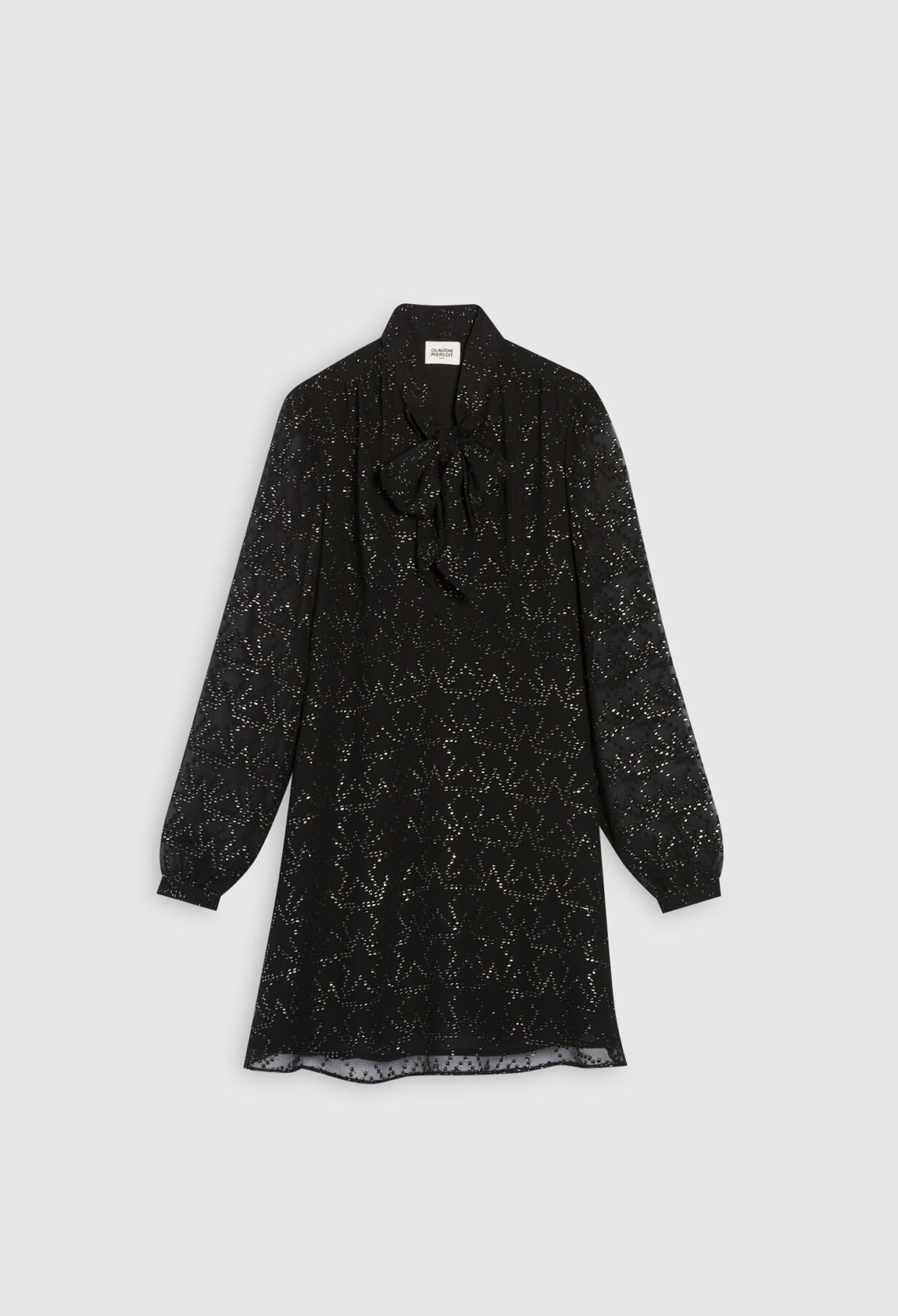 Short dress with star patterns