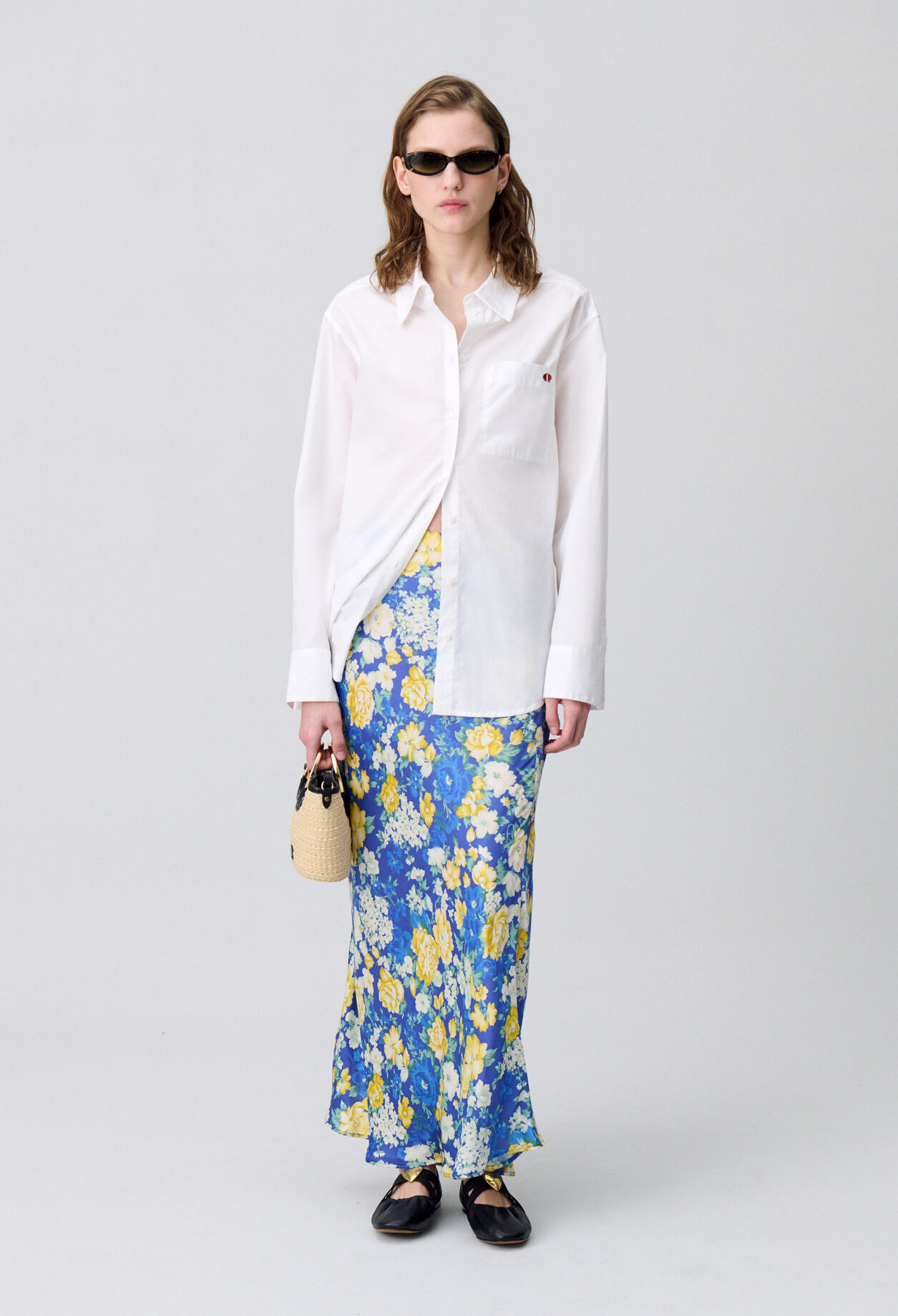Floral Midi Skirt