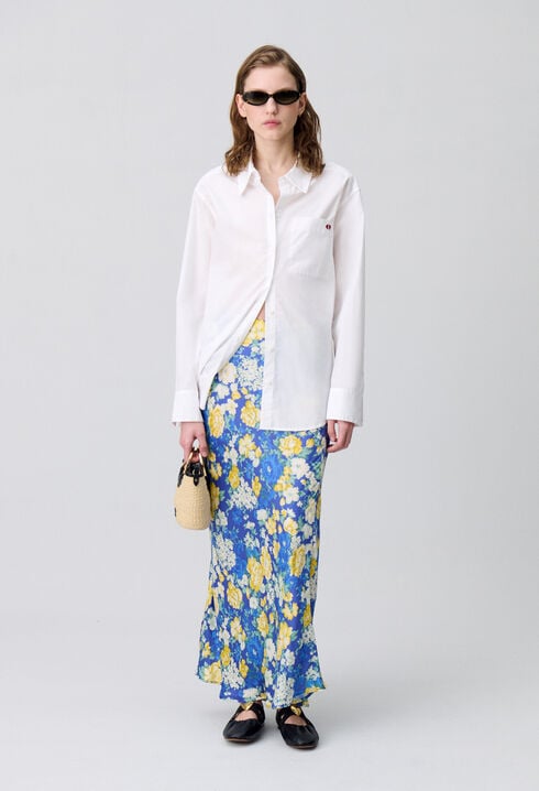 Floral Midi Skirt