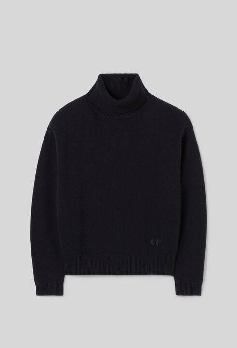 Navy cashmere jumper