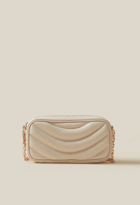 Matte Leather Quilted Alba Bag