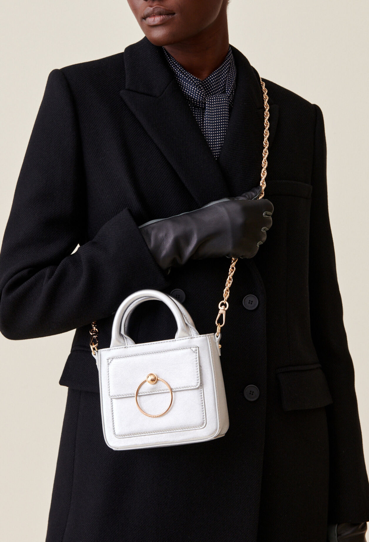 Silver Anouck nano bag