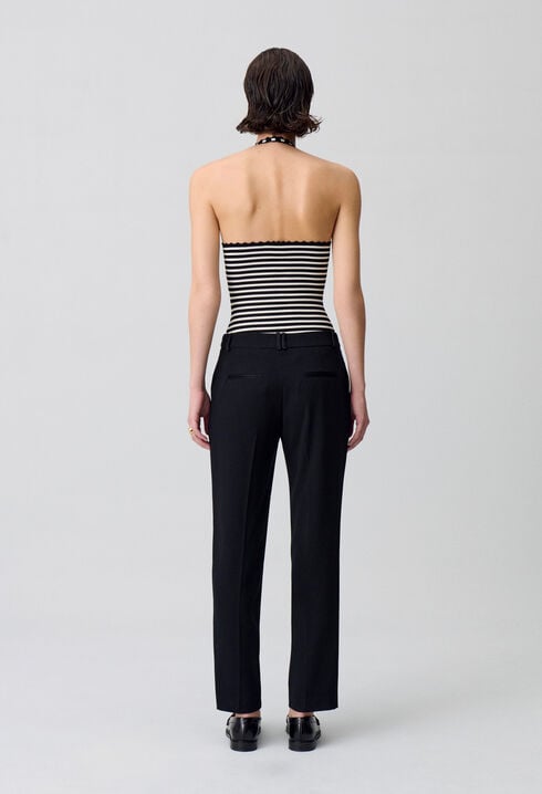 Plain tailored trousers 