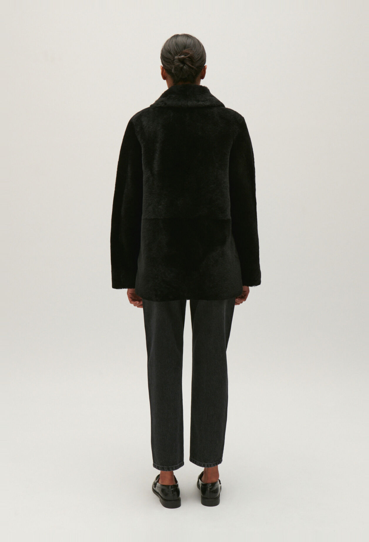 Zipped coat