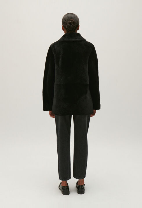 Zipped coat