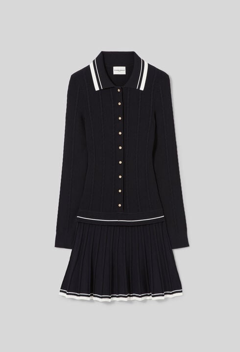 Knitted Shirt Dress