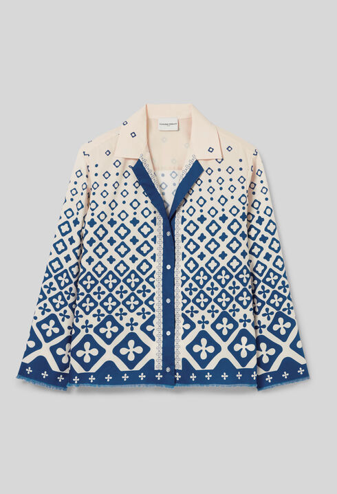 Printed Fluid Shirt