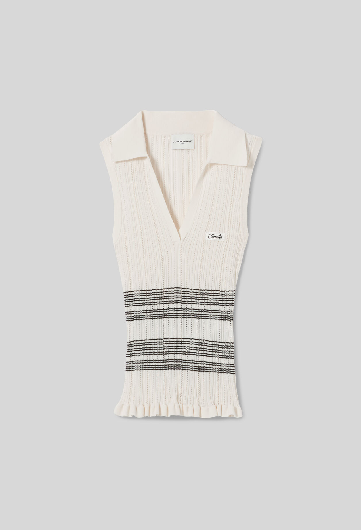 Fine knit top
