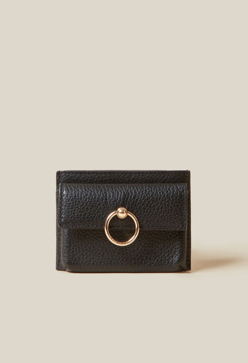 Grained Leather Anouck Card Holder