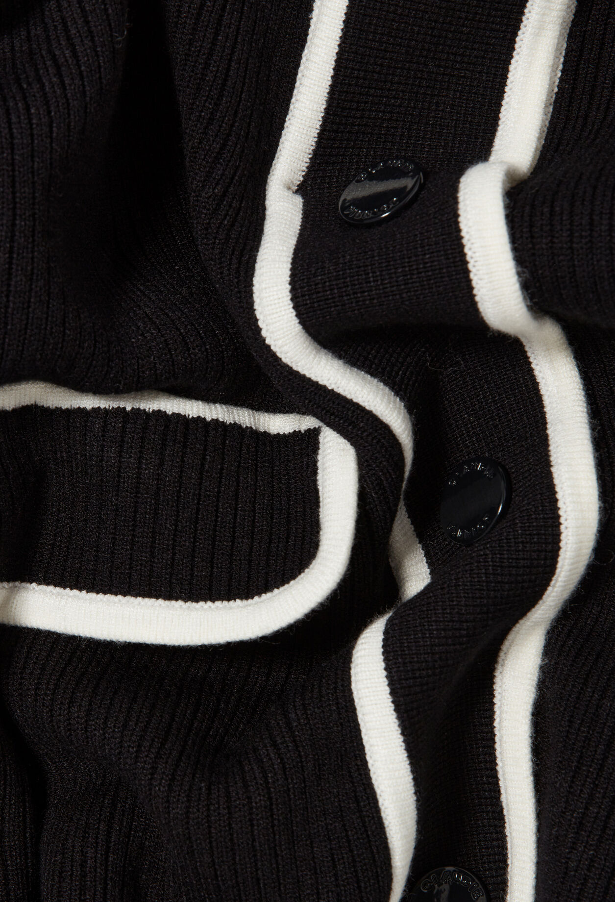 Two-Tone Chunky Cardigan