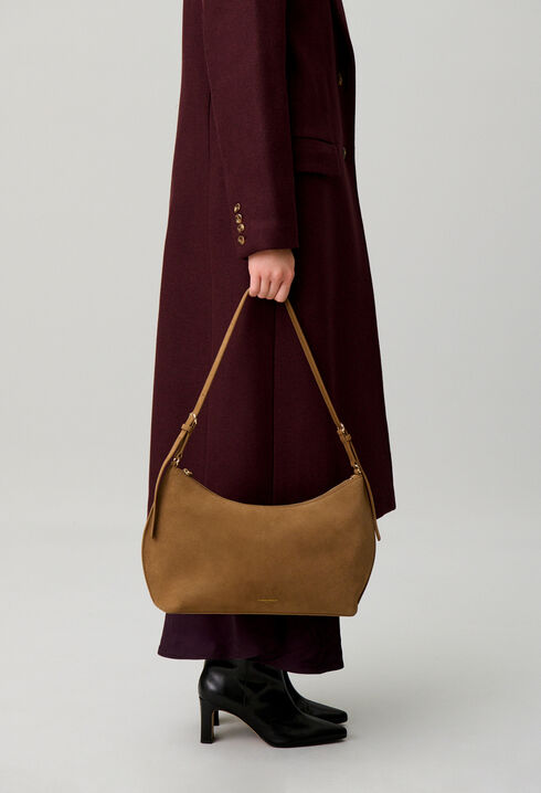 Azur M suede leather bag