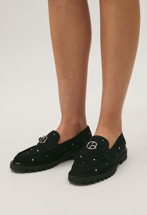 Suede loafers