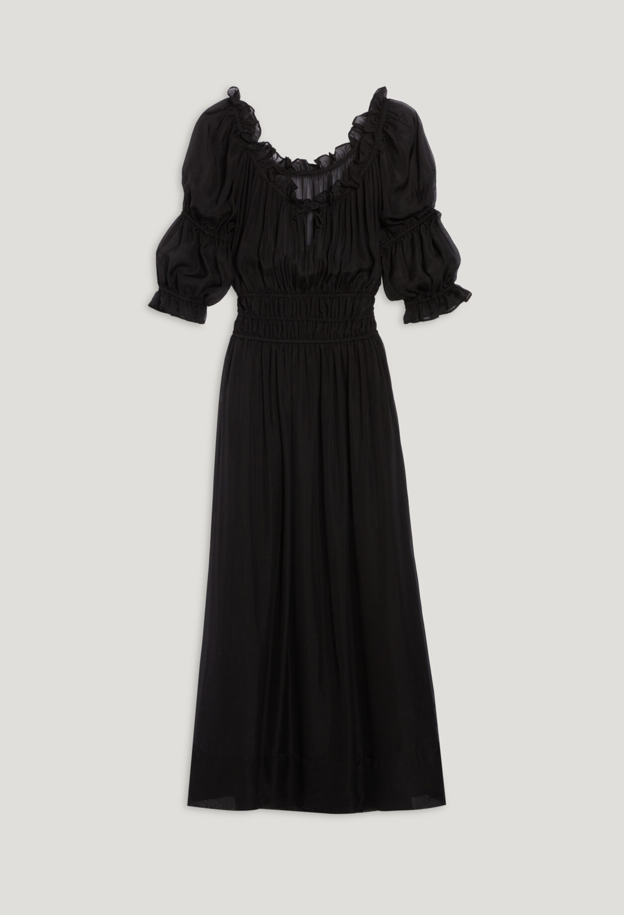 Black maxi dress