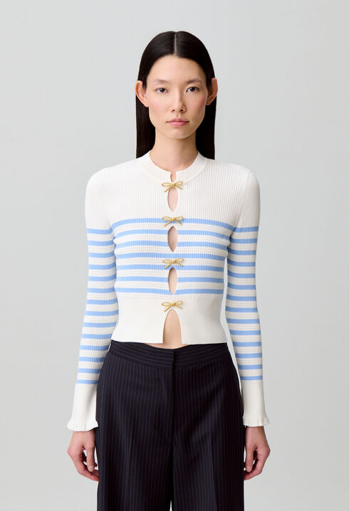 Fine-knit jumper