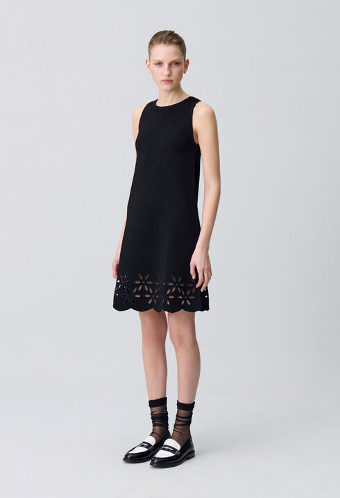Short Dress in Fine Knit