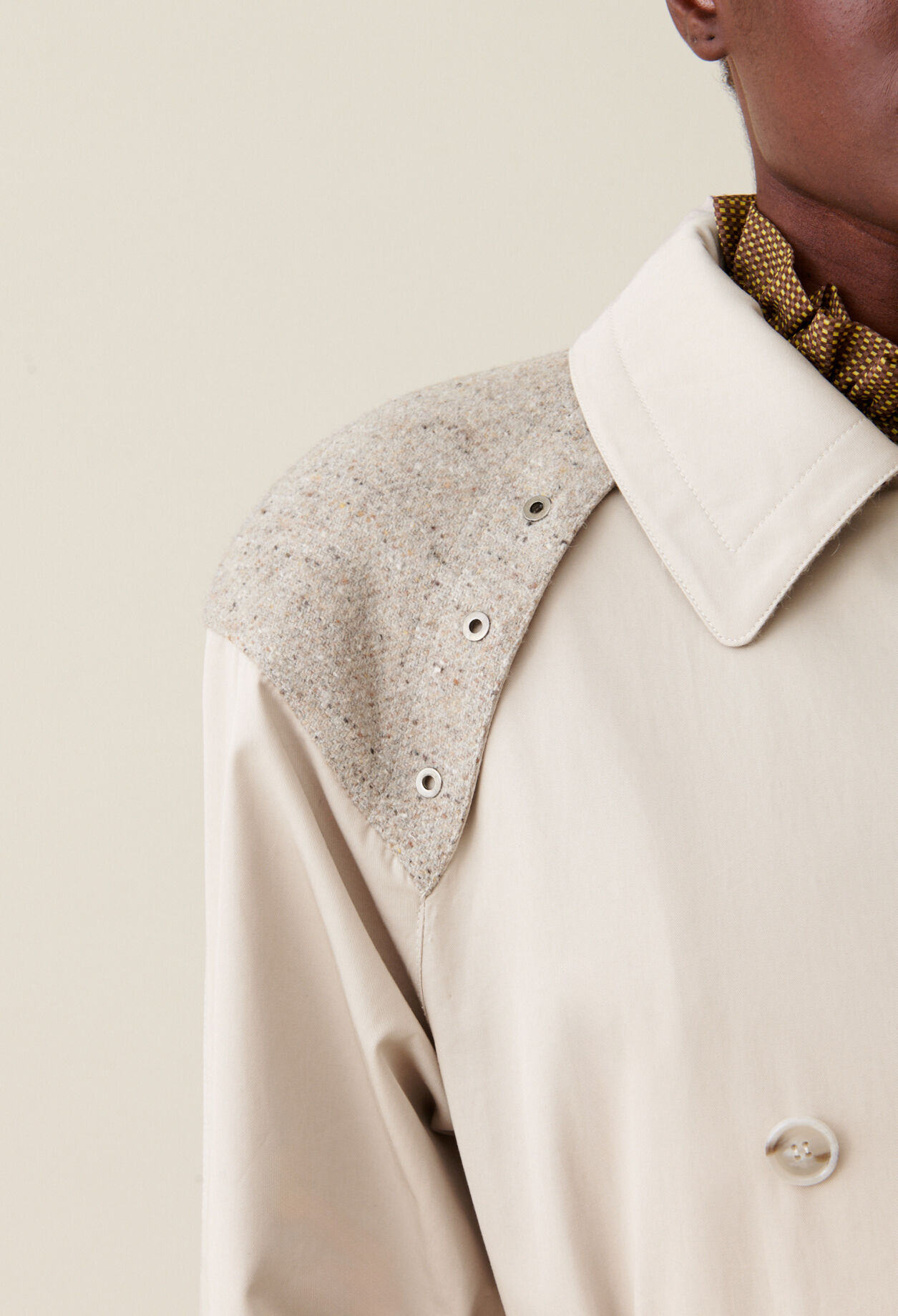 Dual-material Long Trench