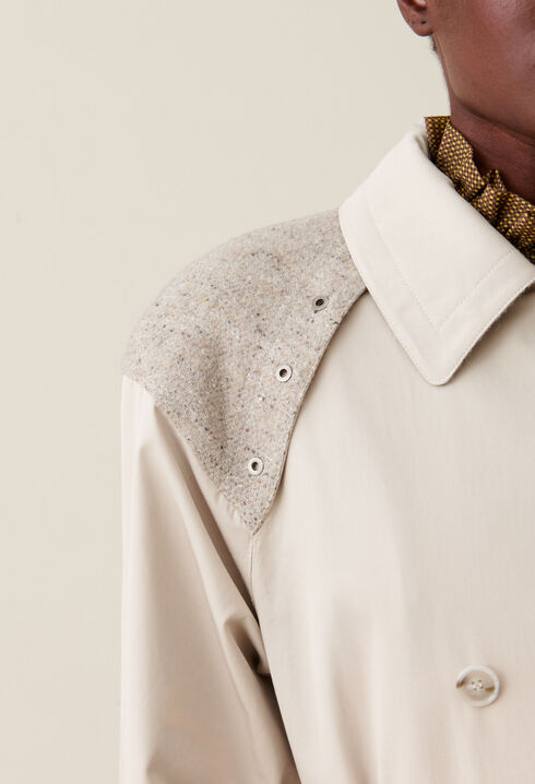 Dual-material Long Trench