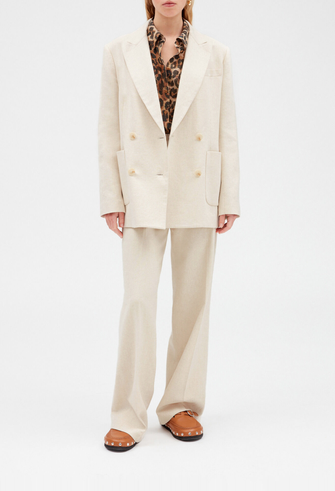 Beige suit jacket womens hotsell