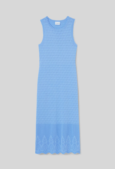 Mid-length knitted dress