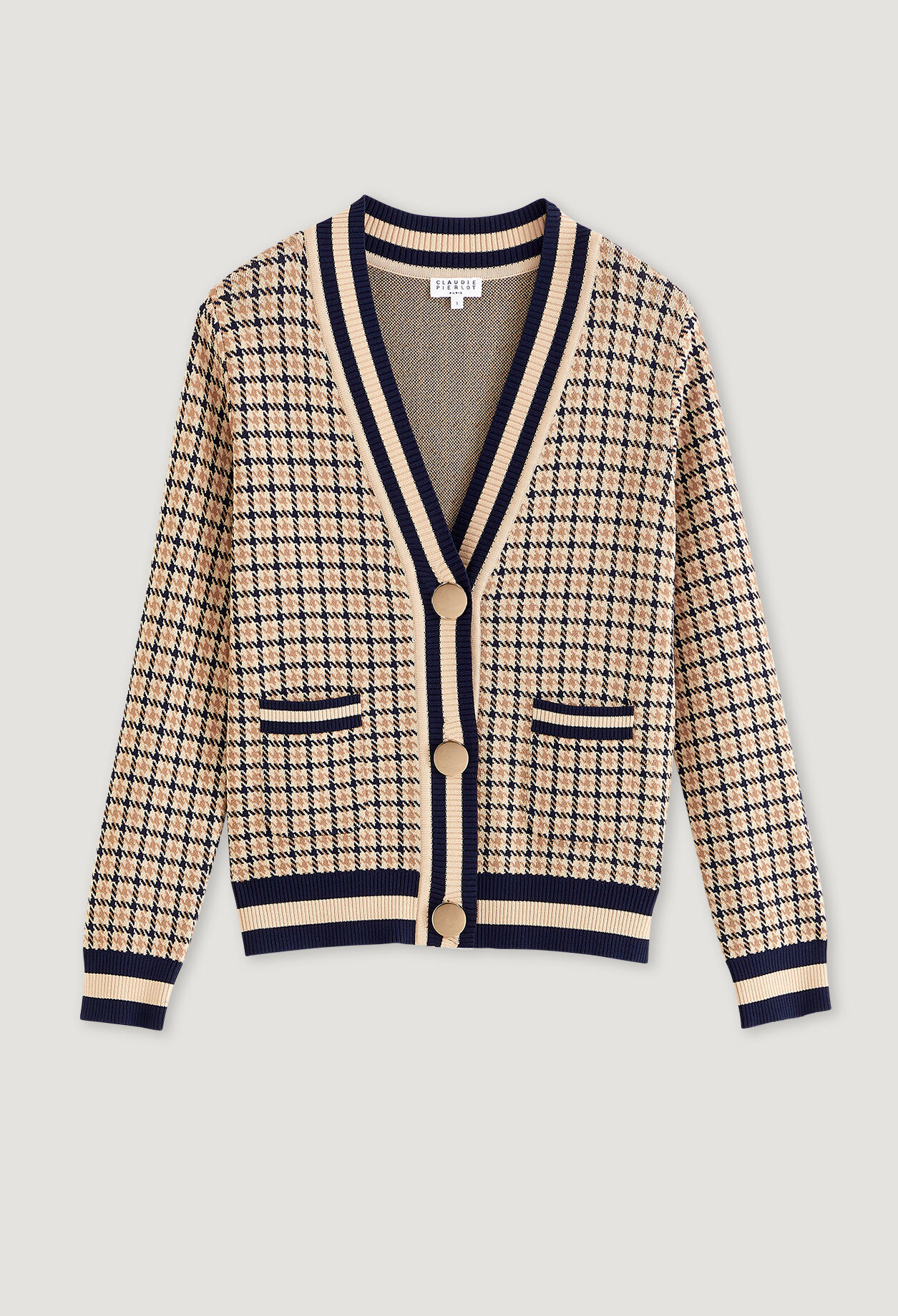 Houndstooth cardigan