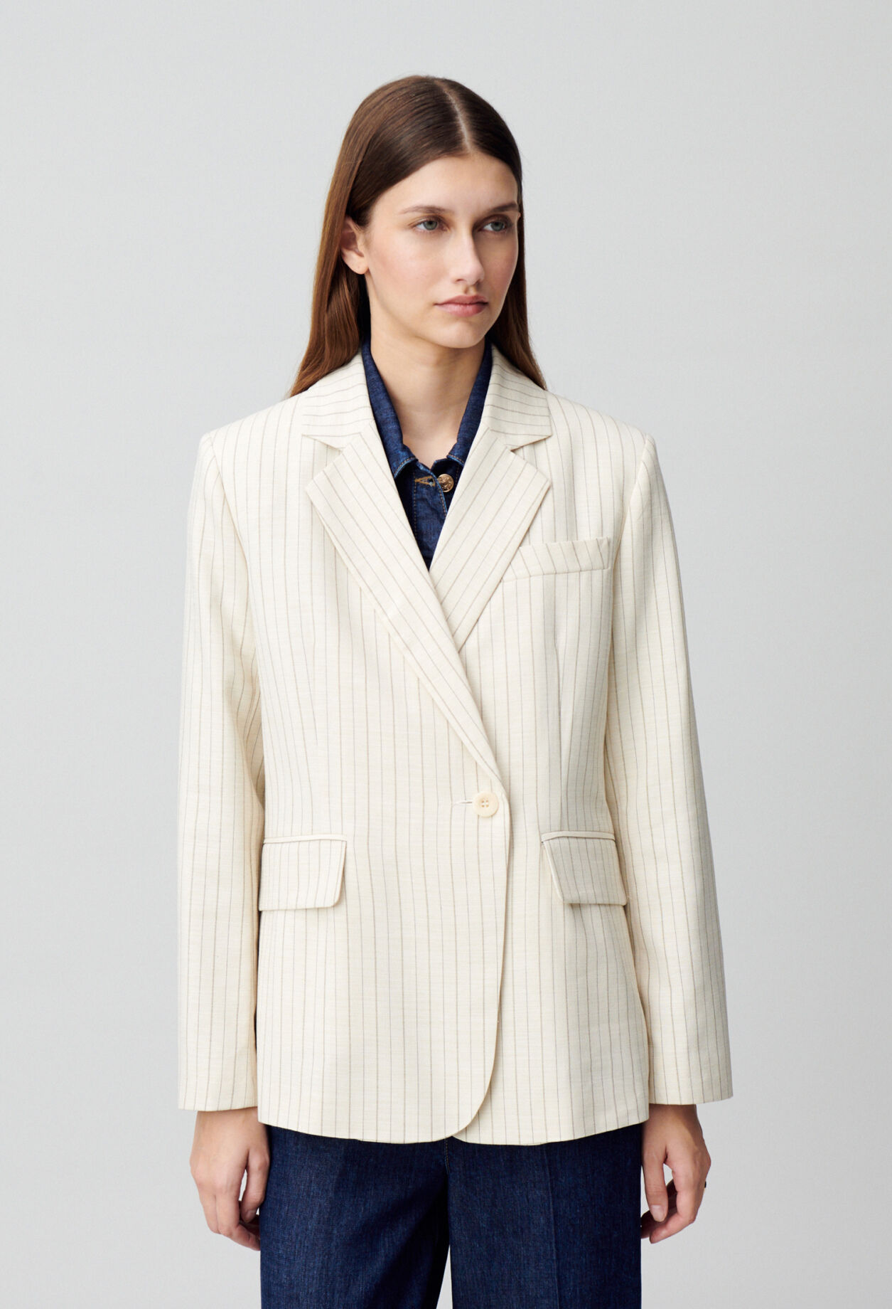 Striped blazer