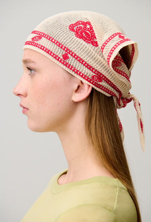 Floral print bandana